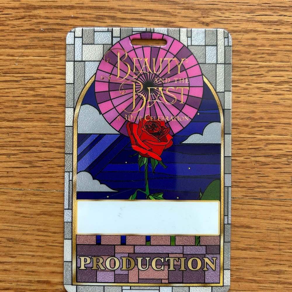 Beauty and the Beast 30th Celebration Production Badge (2022)